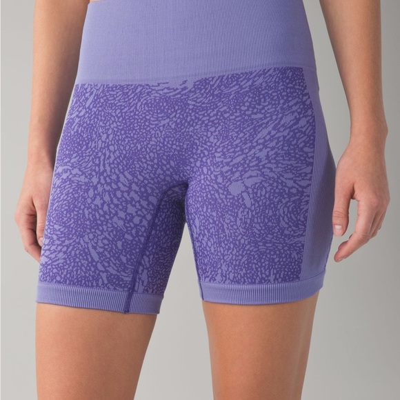 lululemon athletica Purple Bike Shorts - Picture 1 of 9